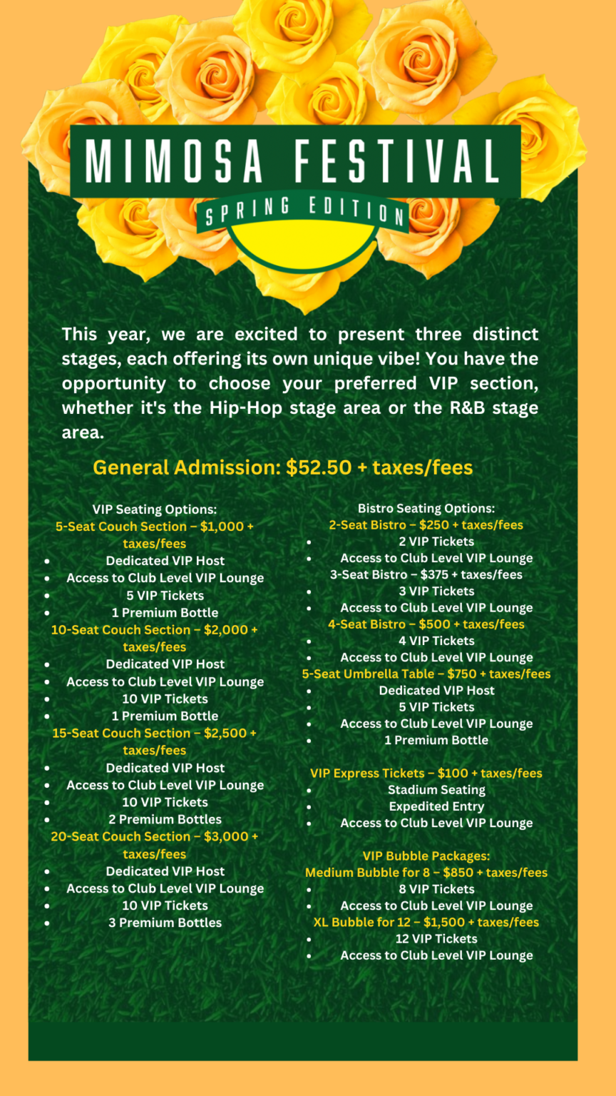 BUY TICKETS MIMOSA FESTIVAL MEMPHIS 2025